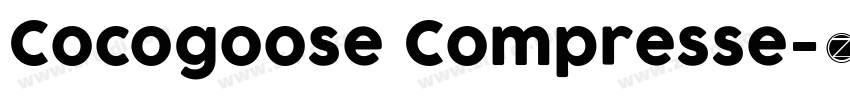 Cocogoose Compresse字体转换